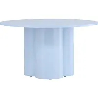 Ebuy24 Olivia salontafel Ø80cm blauw.