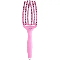 Olivia Garden Fingerbrush Boar &amp; Nylon Think Pink 2025