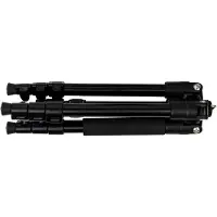 Deeper Tripod Tripod 1/4 inch Werkhoogte: 51 - 136 cm Zwart