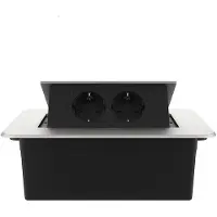 Livolo  | Zilver | 2 | Pop-Up Stekkerdoos | Push | Inbouw |