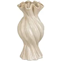 Mica Vaas Steph - Crème - 14 X 14 X 30 Cm