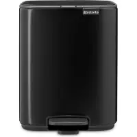 Brabantia Bo pedaalemmer 7 liter matt black