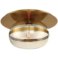 Quintiesse LED Plafondlamp Nottingham | 1X E27 Max 40W | Antique Brass