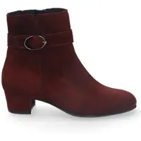 Durea 9822 wijdte K Enkellaarzen | Maat 6.5 Dames Bordeaux