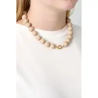 Yehwang Kralenketting Colour XL - Taupe/Bruin
