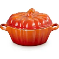 Le Creuset - Mini-braad/Stoofpan Pompoen Oranjerood 0,35 L