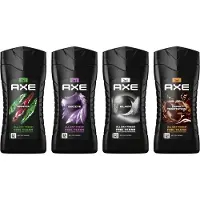 Axe - 3-in-1 Douchegel - Africa + Black + Dark Temptation + Excite - 4 x 250 ml - Voordeelverpakking