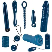 You2Toys - vibratorset - 9-delig - midnight blue