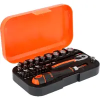 Bahco DOPSLEUTELSET 1/4 SOCKET & BIT SET 34PCS STD