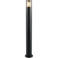 TRIO HOOSIC - Paalverlichting - Zwart mat - excl. 1x E27 4 W - - Buitenverlichting - IP44