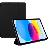 Mobiparts Tablethoes geschikt voor Apple iPad 11 (2025) Hoes | Tri Fold Bookcase - Zwart