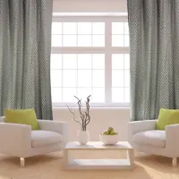 DecoByZorlu Gordijnen, vitrages, jaloezieën Zébulon dames 140x260 cm
