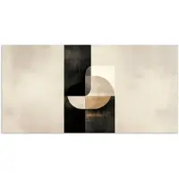 PosterMonkey Poster 120x60 cm - Modern - Vierkant - Vormen - Posters - Kamer decoratie - Wanddecoratie woonkamer - Muurdecoratie slaapkamer