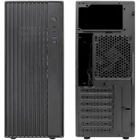 CoolBox PC ATX A850, Tower, Computer, Zwart, ATX, Micro ATX, Mini-ITX, SPCC, Thuis/kantoor