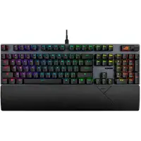 Asus ROG Strix Scope II X, Volledige grootte (100%), Kabel, USB, Mechanische schakelaar, RGB LED, Zwart
