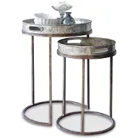 Loberon Bijzettafeltje set van 2 Saint Mark