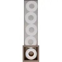 Hotbath &MORE Inbouw Reserverol Houder - 16x60x14cm - voor 6 rollen - Tuscan bronze ST016TB