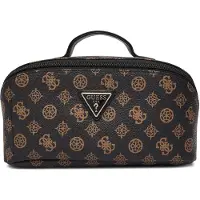 GUESS Wilder Toilettas donkerbruin