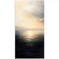 PosterMonkey Poster 75x150 cm - Zon - Horizon - Zee - Posters - Kamer decoratie - Wanddecoratie woonkamer - Muurdecoratie slaapkamer