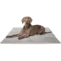 Knuffelwuff Cord Hondenkleed Timor 140x100cm Lichtgrijs