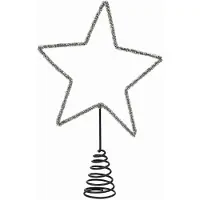 Loberon Kerstboompiek Nobiletto antiekgrijs