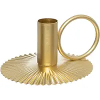 Konges Sløjd Fééric Lights and Christmas Kerstdecoratie Kandelaar - Ø11xH6cm - Goud