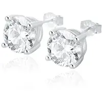 Elenza AMS Elenza .925 Zilveren Studs met Zirconia – 8mm