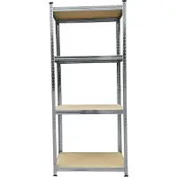 Home>it Work Stalen Stellingkast, 4 Planken, max 200 kg, 150x70x30cm