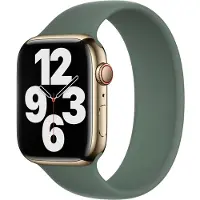 Apple Siliconen solobandje voor de Watch | 38/40/41/42 mm - Maat 4 - Eucalyptus