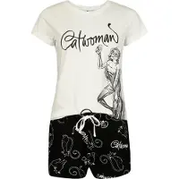 Batman - DC Comics Pyjama - Catwoman - S tot 3XL - voor Vrouwen - meerkleurig - Maat 3XL