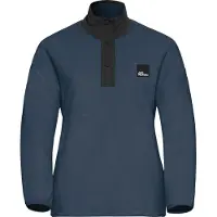 Jack Wolfskin Sumetro, fleecetrui, dames, blauw