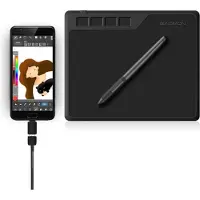 GAOMON PiProducts Tekentablet - Grafische teken tablet - Ondersteuning Android/Windows/Mac Os - Zwart