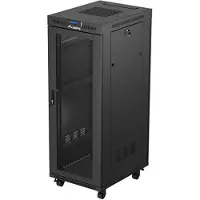 Lanberg FF01-6832-23BL, Vrijstaande serverkast, 32U, 1200 kg, Rackrails, 91 kg, Zwart