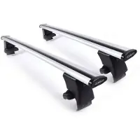Farad Dakdragers geschikt voor Alfa Romeo Junior vanaf 2025 glad dak - Aluminium - Hoog laadvermogen 100kg - Wingbar - Zilver - Merk