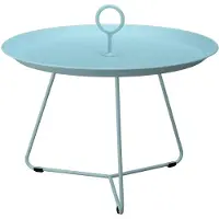 Houe Bijzettafel Eyelet Tray Table Ice Blue Ø57,5
