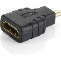 Equip 118915 adapter microHDMI HDMI Zwart