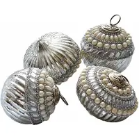 Loberon Kerstbal set van 4 Savonelles