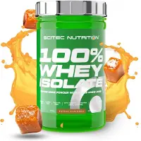 Scitec Nutrition - 100% Whey Isolate (700 gram - Salted Caramel) - Caramel-zeezout - 28 eiwitshakes - whey protein isolate - whey isolaat - poeder