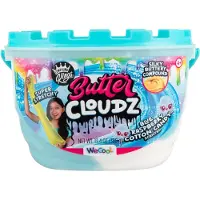 Compound Kings Butter Cloudz Swirls Slijm – Blue Raspberry Cotton Candy, Grote 340 g Emmer, Niet‑Plakkerig & Super Stretchy- Compound Kings