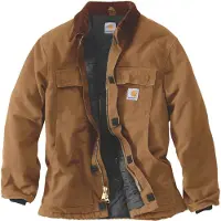 Carhartt gevoerde werkjas 106674 S / Bruin