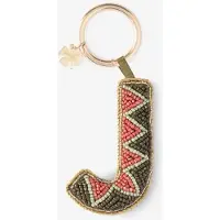 Sissy-Boy Donkergroene bag charm letter J
