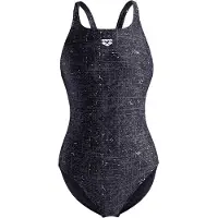 Arena Badpak 'RIBBED PRO BACK' grijs / zwart / wit