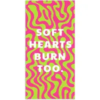PosterMonkey Poster 80x160 cm - Abstract - Quote - Centraal - Roze - Posters - Kamer decoratie - Wanddecoratie woonkamer - Muurdecoratie slaapkamer
