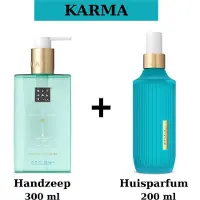 RITUALS - Karma - Bath Set - Handzeep 300 ml + Huisparfum 200 ml - Hand Wash 300 ml + Home Perfume 200 ml