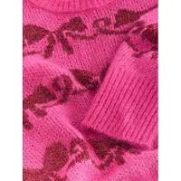 Next Trui 'Christmas' pink / donkerrood