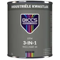 Biccs Industriële Kwastlak 3-in-1 Mat 5 LTR - Kleur|5|6