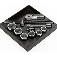 Facom module doppen en accessoires 3/4" 6-kant van 34 tot 55 mm - MOD.K1