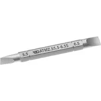 Facom verwisselbare schroefkop, kort, sleuf 5,5 mm en 6,5 mm, model ATMZ.S5.5-6.5S