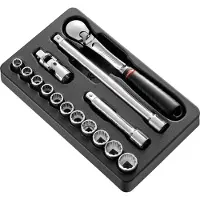 Facom 3/4 module 1/2" doppen 12 kant en ratel - l1 - inch - MOD.SL161-112U