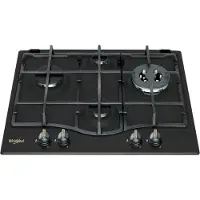 Whirlpool GMT 6422 AN, antraciet, inbouwmodel, 59 cm, gasfornuis, gietijzer, 4 zones